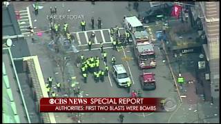 Authorities Boston marathon explosions were bombs [upl. by Tonkin]