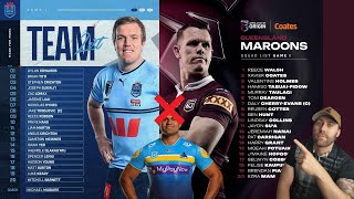 QLD Marrons Team List Breakdown  State Of Origin Game 1 🏉 [upl. by Peter]