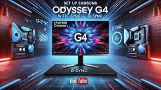 How to set up Gsync on Samsung odyssey g4 IPS monitors [upl. by Ettenyar]