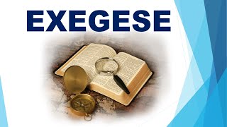 Exegese Bíblica  aula 1  Como Interpretar a Bíblia [upl. by Saxena483]