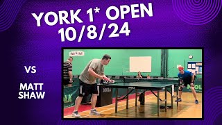 Neil Myatt vs Matt Shaw  York 1 10824  FULL MATCH [upl. by Shep189]