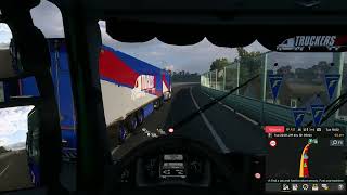 Euro Truck Simulator 2ampFrom Amsterdam to Luxembourg Fuel Tanker TruckersMPamp [upl. by Niala]