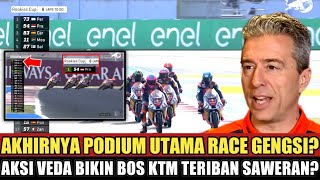 ALHAMDULILLAH PODIUM DRAMATIS DI BALAPAN RACE BERGENGSI AKSI VEDA EGA BIKIN BOS KETIBAN SAWERAN [upl. by Satterlee171]