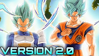 DBZ Dokkan Battle Goku SSJ Blue amp Vegeta SSJ Blue Agl LR Intro OST NIGHTCORE Version 20 [upl. by Alec451]