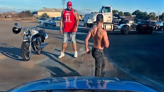 WHEN BIKERS FIGHT BACK  Crazy Motorcycle Moments Ep 18 [upl. by Yerfdog]