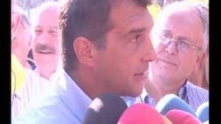 Laporta apoya el independentismo catalán [upl. by Annunciata40]