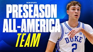 Duke freshman Cooper Flagg headlines CBS Sports Preseason AllAmerican team [upl. by Ayifa]