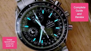 Omega Speedmaster Automatic Mark 40 Complete Guide and Review [upl. by Whitten]