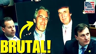 OUCH Democrat PUBLICLY REVEALS Trumps Ties to Jeffrey Epstein [upl. by Anem]