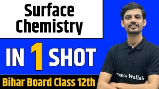 SURFACE CHEMISTRY in One Shot  Bihar Board Class 12th [upl. by Ettevol]