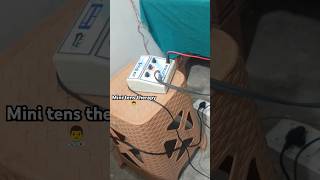 Mini tens machine 🔥 mini tens therapy🔥 1M viws thanks physiotherapy chiropractic trending shorts [upl. by Ellary]