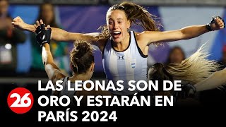 Las Leonas son de oro y estarán en París 2024 [upl. by Ativad]