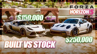 Forza Horizon 5  Built vs Stock NEW 992 GT3 RS [upl. by Freddi]