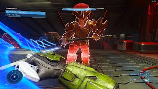 Halo Infinite  Defeating quotBassusquot Boss Fight on Legendary [upl. by Hansen]