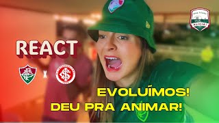 MARACANÃ • REACT VLOG  Fluminense 1x1 Internacional  EVOLUÍMOS fluminense internacional [upl. by Oeniri]