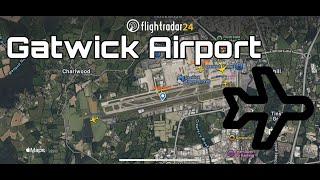 LIVE Gatwick Airport Flightradar24  Tuesday 12th November [upl. by Xel408]