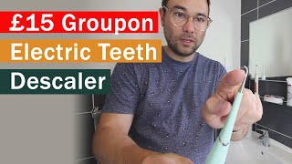 Cheap £15 Electric Ultrasonic Teeth Descaler Review [upl. by Serilda]