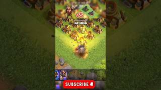 Barbarian king vs Mortar  Clash Of Clans  coc clashofclans gaming shorts [upl. by Ahsuoj821]