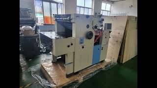 TWO COLORS OFFSET PRINTING MACHINE SATELLITE TYPE FULL AUTOMATIC MODEL WITH TOUCH SCREEN ZR62IISA [upl. by Ynove255]