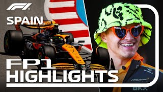 FP1 Highlights  2024 Spanish Grand Prix [upl. by Brandise347]