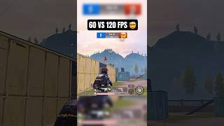 60 Vs 120 FPS 🤯tdm pubgmobile [upl. by Oecam150]