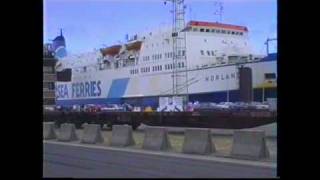 Hull 1984  Ferry to Rotterdam  North Sea Ferries quotNorlandquot [upl. by Traver]