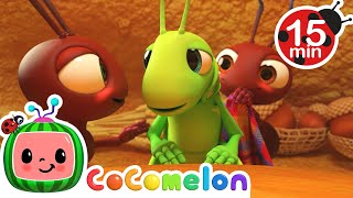 The Ant and the Grasshopper  15 MIN LOOP CoComelon Nursery Rhymes amp Kids Songs [upl. by Drhacir]