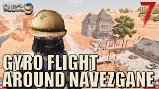 First Person Gyrocopter Flight Around Navezgane 7 Days To Die [upl. by Carli74]