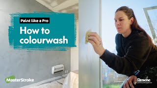 Paint like a Pro  How to colourwash [upl. by Ofilia]