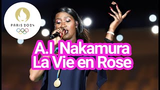 AI Nakamura  La Vie en Rose JO Paris 2024 Cover AI [upl. by Hughie7]