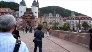 Historic old town Altstadt of Heidelberg Germany [upl. by Llertak]