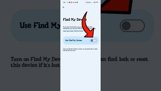 How to turn ON Find My Device  Enable Find My Device  Find My Device Ko On Kese Kareshortsvideo [upl. by Eve]