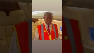 Donald Trumps Campaign Rally with Garbage uniform in Green Bay Wisconsin [upl. by Dickinson]