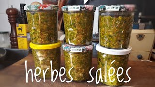 LES HERBES SALEES ou VERDURETTE L ALTERNATIVE AU BOUILLON KUB [upl. by Amalita]