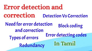 Hamming Code  Error Detection [upl. by Pillow]