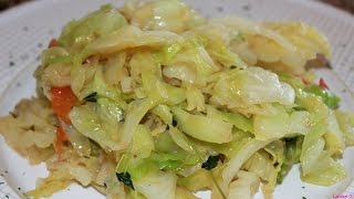 How To Make The Best Fried Cabbage  Steamed Cabbage  Episode 38 [upl. by Atteiram60]