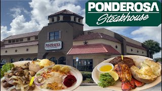 PONDEROSA STEAKHOUSE  The Last Remaining Location in Florida  Restaurant amp Food Review [upl. by Adnaloy]