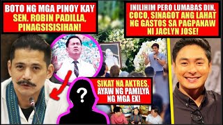 SIGAW NG BASHERS quotROBIN MAKASARILI KAquot❗COCO MARTIN BUHAY NA FPJ❗AKTRES MALDITA WALANG PR [upl. by Eirrok]