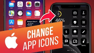 How to Change App Icons on Your iPhone  Create a Shortcut with Custom Icon Using Shortcuts App [upl. by Reine688]