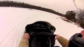 Going for a quick ride on 1996 SkiDoo Mach 1 [upl. by Laven]