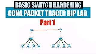 Basic Switch Hardening  CCNA Packet Tracer RIP Lab part 1 [upl. by Smalley]