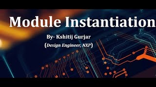 Instantiation in Verilog Modules [upl. by Wallie]