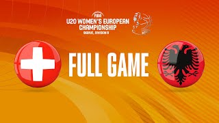 Switzerland v Albania  Full Basketball Game  FIBA U20 Womens European Championship 2022  Div B [upl. by Inaej752]