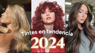 LAS TENDENCIAS DE COLOR 2024 🎀 CABELLO [upl. by Aikrahs]