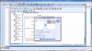 Spearmans RankOrder Correlation in SPSS [upl. by Kipton995]