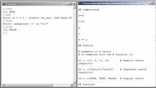 Introduction to R Arabic Part 3  Comparison [upl. by Bazluke]