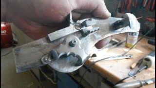 Wheellock pistol build 1650 pt 10 make and install the main shaft bearing [upl. by Gertie]