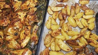 FRICASSÉ DE POULET GRILLÉ AUX POTATOS  CUISINE RABINETTE [upl. by Elbertina]