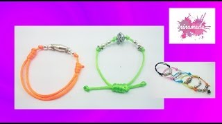 DIY Noeud coulissant pour bracelets [upl. by Eniledam]