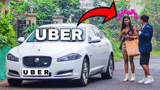 JAGUAR Super Car Mein Uthaya UBER RIDERS Ko  She FALL IN LOVE With UBER Driver Canbee Lifestyle [upl. by Ocramed]